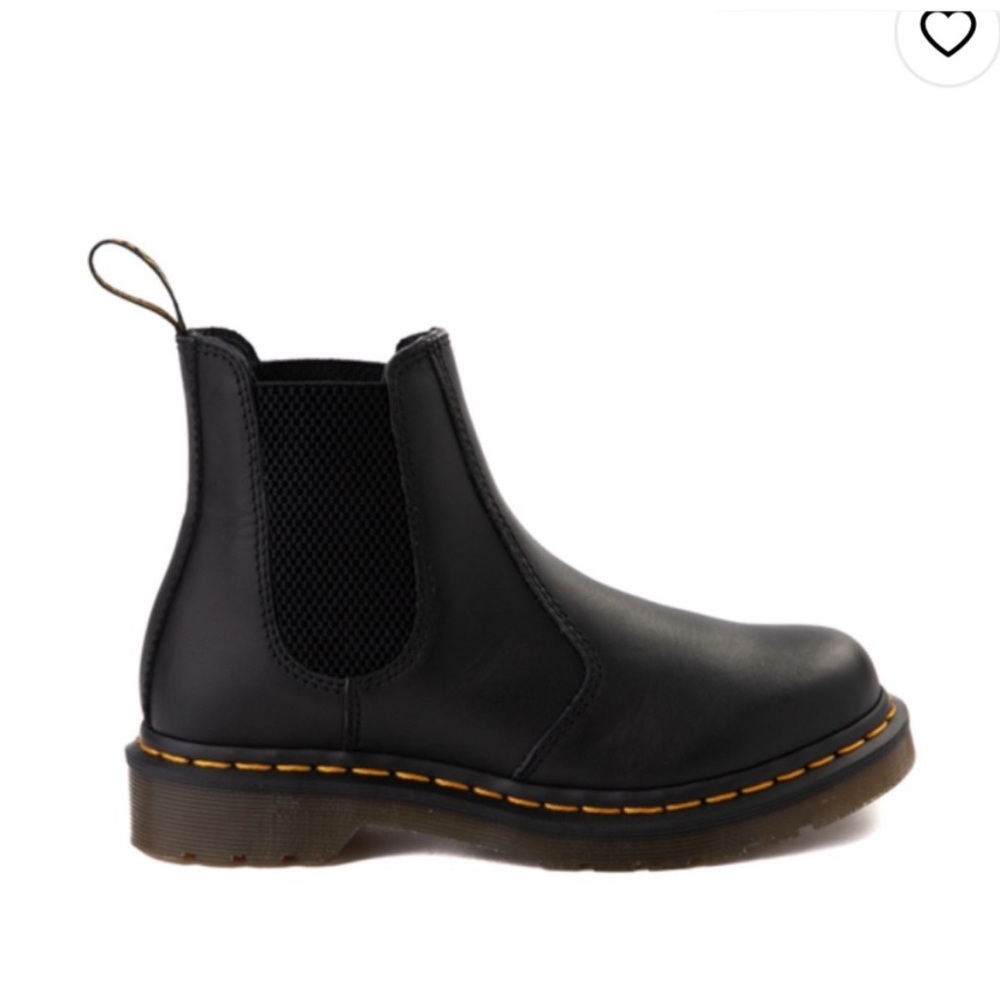 Black Leather Chelsea Boots